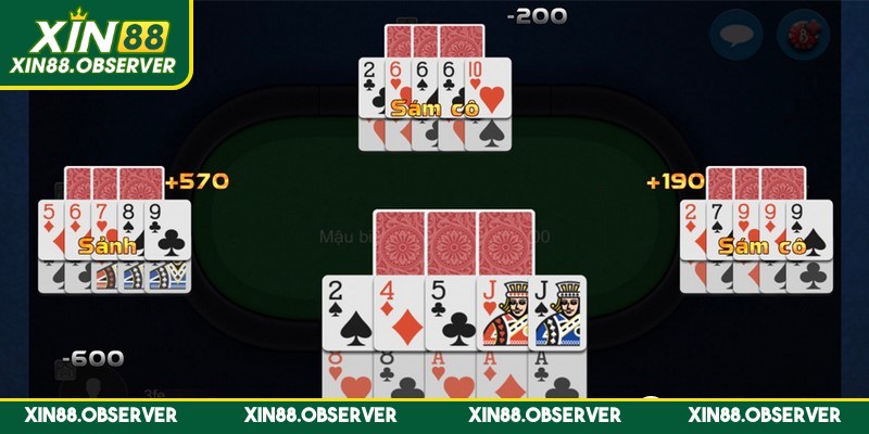 Áp dụng cách chơi bài Mậu binh thắng nhanh, thắng nhiều từ cao thủ