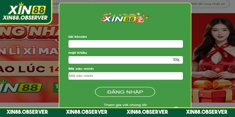 Đăng nhập chuẩn với tên tài khoản và mật khẩu theo hồ sơ